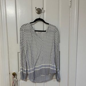 gap flowy boho style blouse